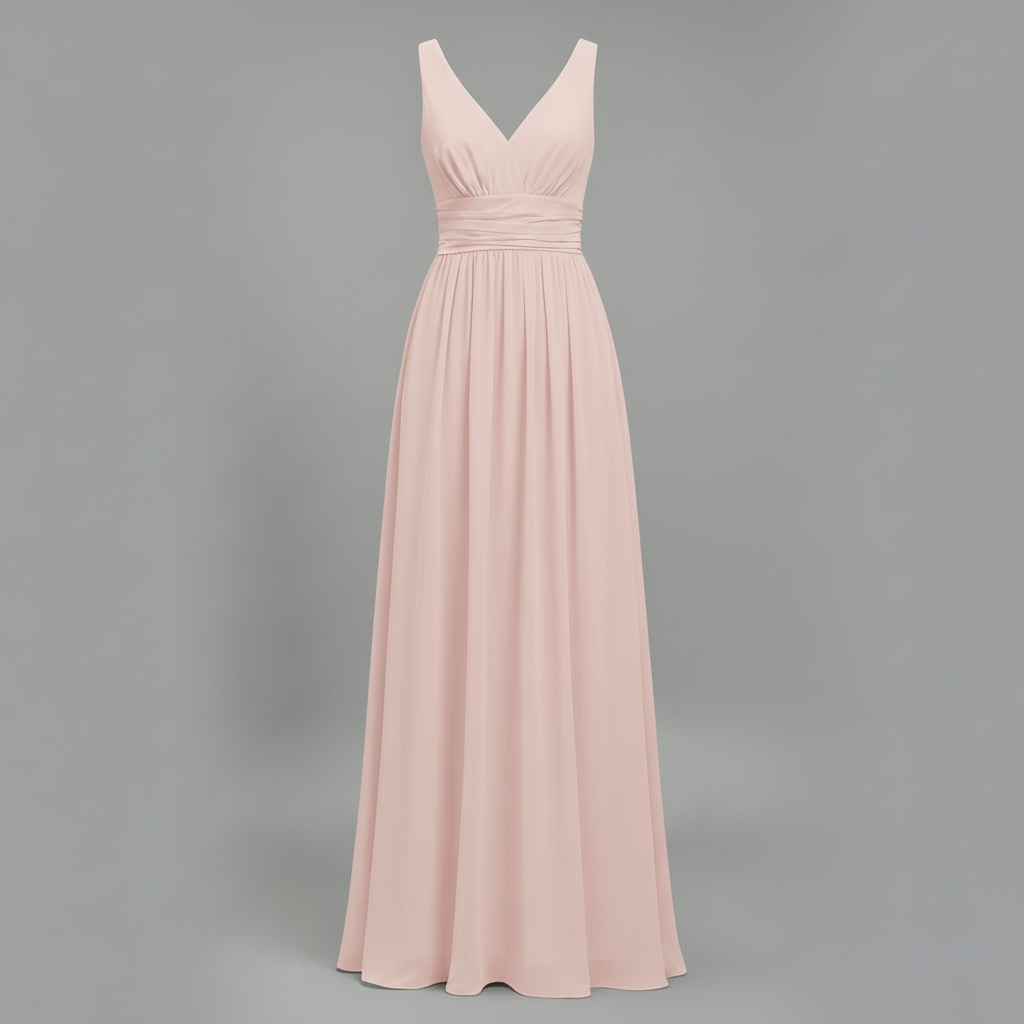 Elegant V-Neck Maxi Dress | Women's Summer Formal Dress