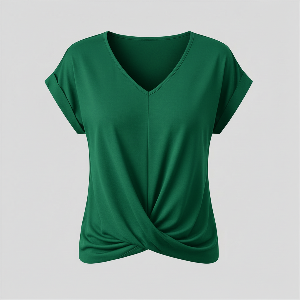 Flattering V-Neck Women's Top | Casual Blouses for Women