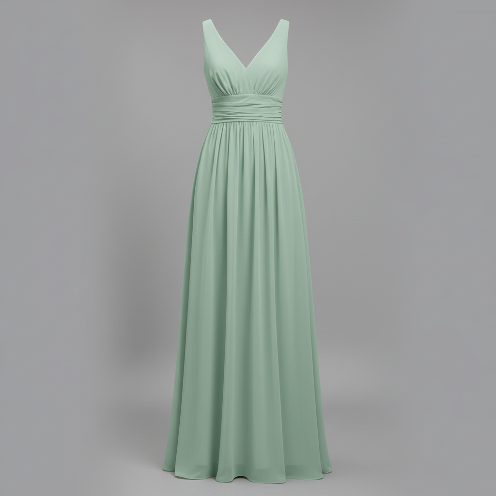 Elegant V-Neck Maxi Dress | Women's Summer Formal Dress