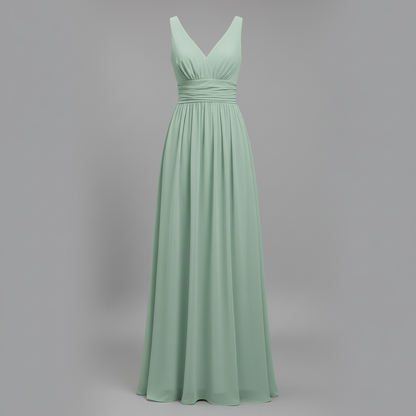 Elegant V-Neck Maxi Dress | Women's Summer Formal Dress