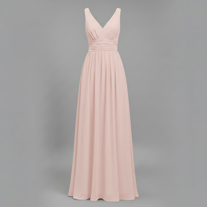 Elegant V-Neck Maxi Dress | Women's Summer Formal Dress