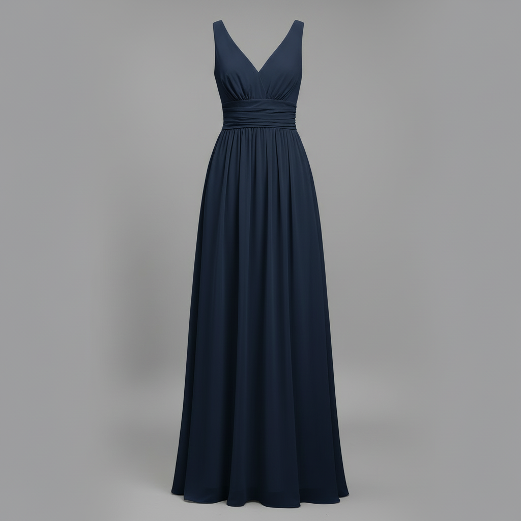Elegant V-Neck Maxi Dress | Women's Summer Formal Dress
