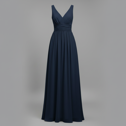 Elegant V-Neck Maxi Dress | Women's Summer Formal Dress