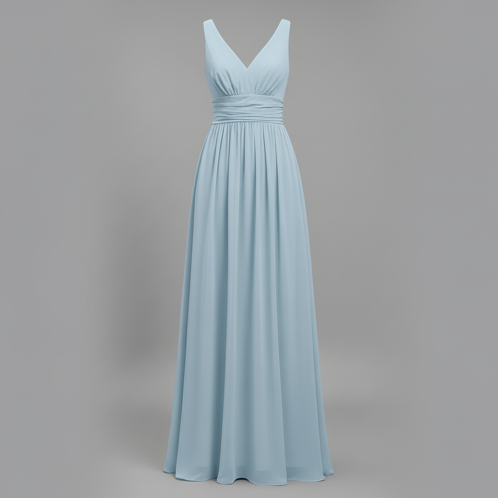 Elegant V-Neck Maxi Dress | Women's Summer Formal Dress