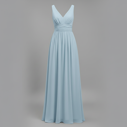 Elegant V-Neck Maxi Dress | Women's Summer Formal Dress