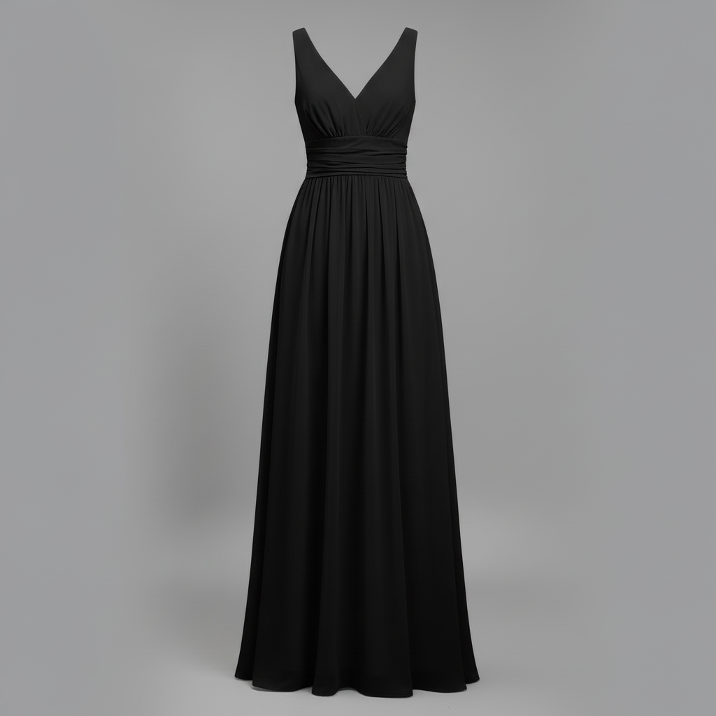 Elegant V-Neck Maxi Dress | Women's Summer Formal Dress