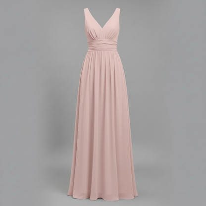 Elegant V-Neck Maxi Dress | Women's Summer Formal Dress