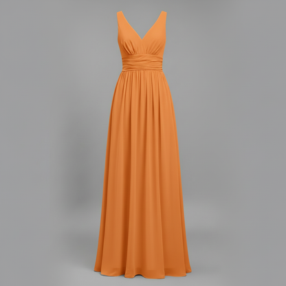 Elegant V-Neck Maxi Dress | Women's Summer Formal Dress