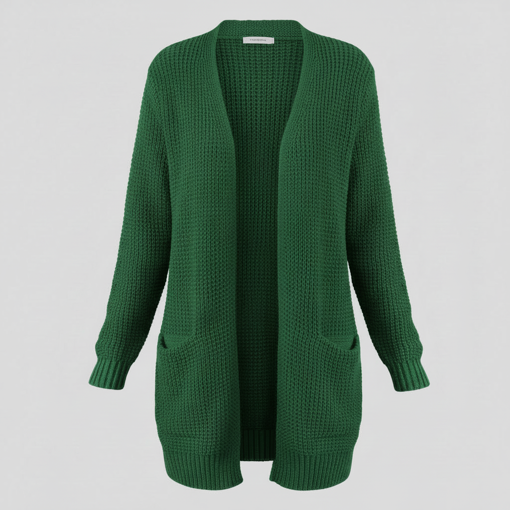 Cozy Black Long Cardigan | Women's Cardigan Sweater