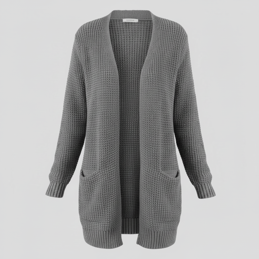 Cozy Black Long Cardigan | Women's Cardigan Sweater
