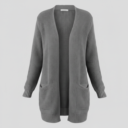 Cozy Black Long Cardigan | Women's Cardigan Sweater