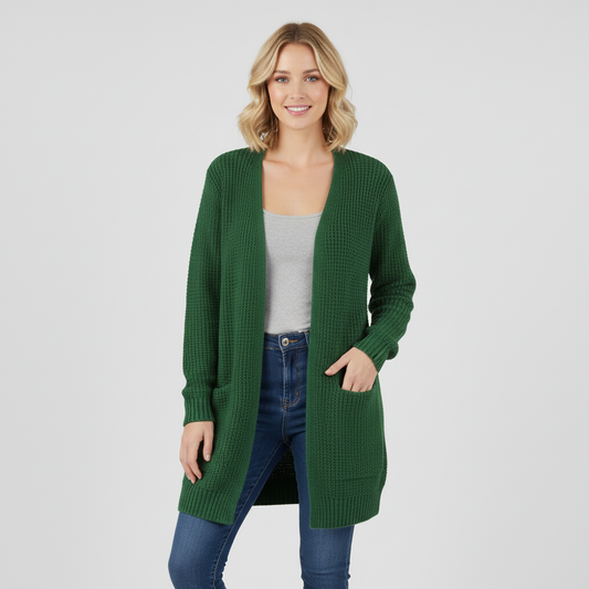 Cozy Black Long Cardigan | Women's Cardigan Sweater