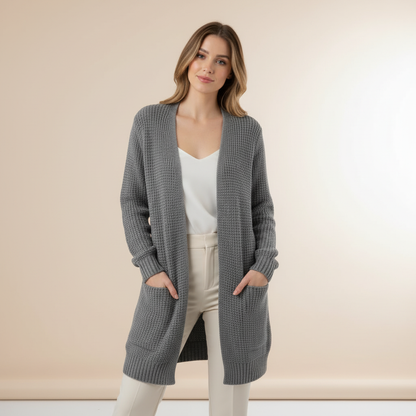 Cozy Black Long Cardigan | Women's Cardigan Sweater