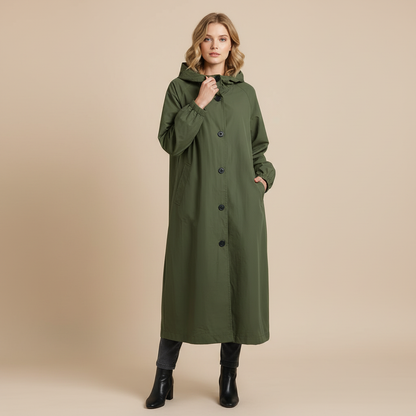 Classic Long Trench Coat | Women's Winter Coat