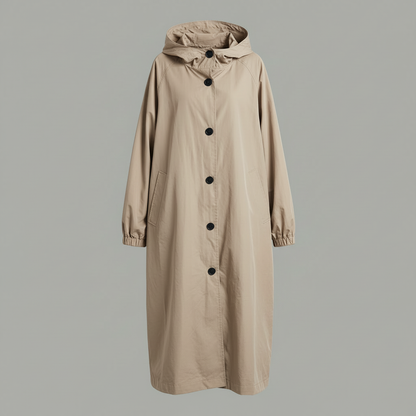 Classic Long Trench Coat | Women's Winter Coat
