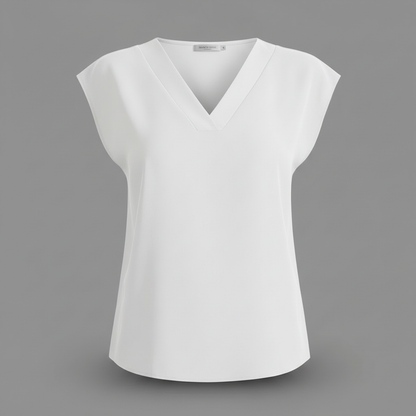V-Neck Summer Blouse | Women's Casual Top