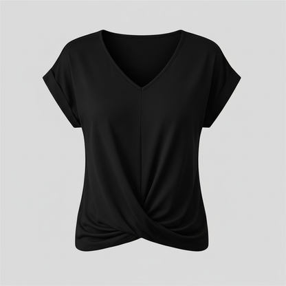 Flattering V-Neck Women's Top | Casual Blouses for Women