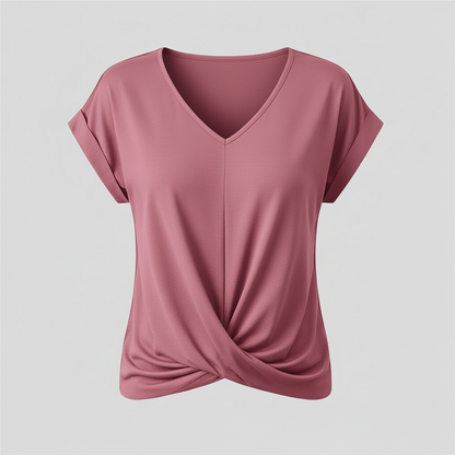 Flattering V-Neck Women's Top | Casual Blouses for Women