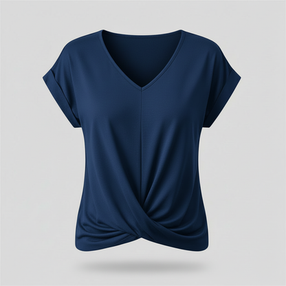 Flattering V-Neck Women's Top | Casual Blouses for Women