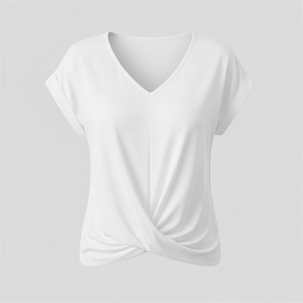 Flattering V-Neck Women's Top | Casual Blouses for Women
