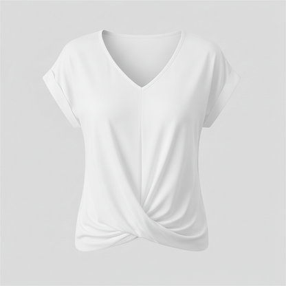 Flattering V-Neck Women's Top | Casual Blouses for Women