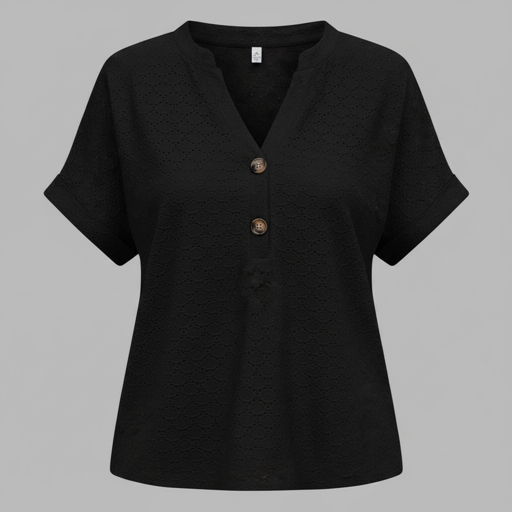 Women's V-Neck Short Sleeve Top | Going Out Tops