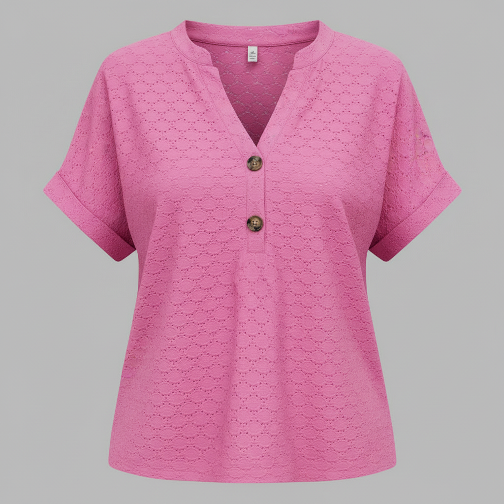 Women's V-Neck Short Sleeve Top | Going Out Tops