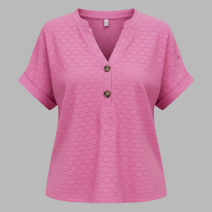 Women's V-Neck Short Sleeve Top | Going Out Tops