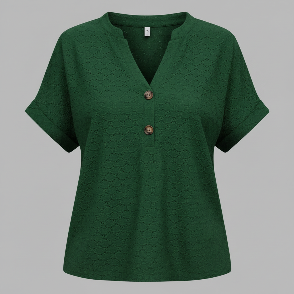 Women's V-Neck Short Sleeve Top | Going Out Tops