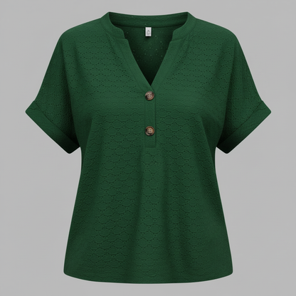 Women's V-Neck Short Sleeve Top | Going Out Tops