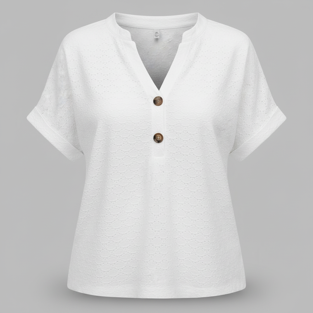 Women's V-Neck Short Sleeve Top | Going Out Tops