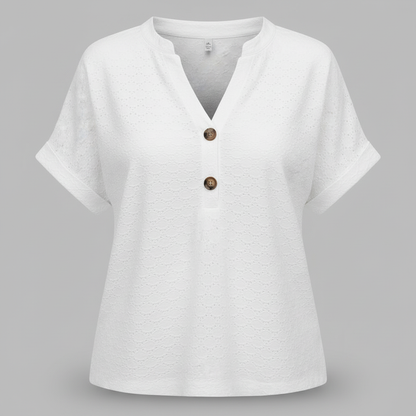 Women's V-Neck Short Sleeve Top | Going Out Tops