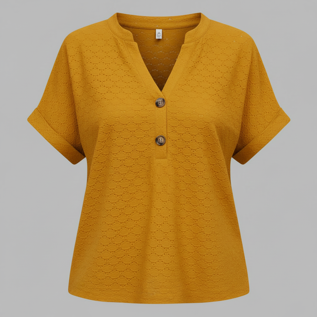 Women's V-Neck Short Sleeve Top | Going Out Tops