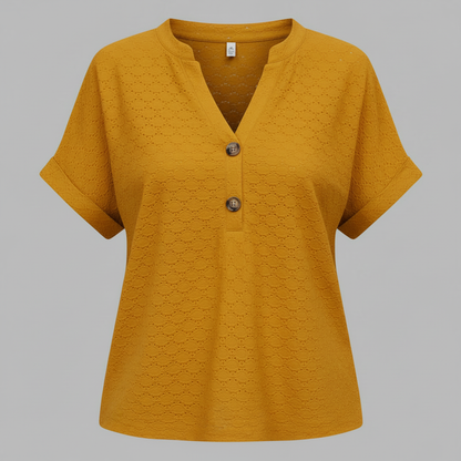 Women's V-Neck Short Sleeve Top | Going Out Tops